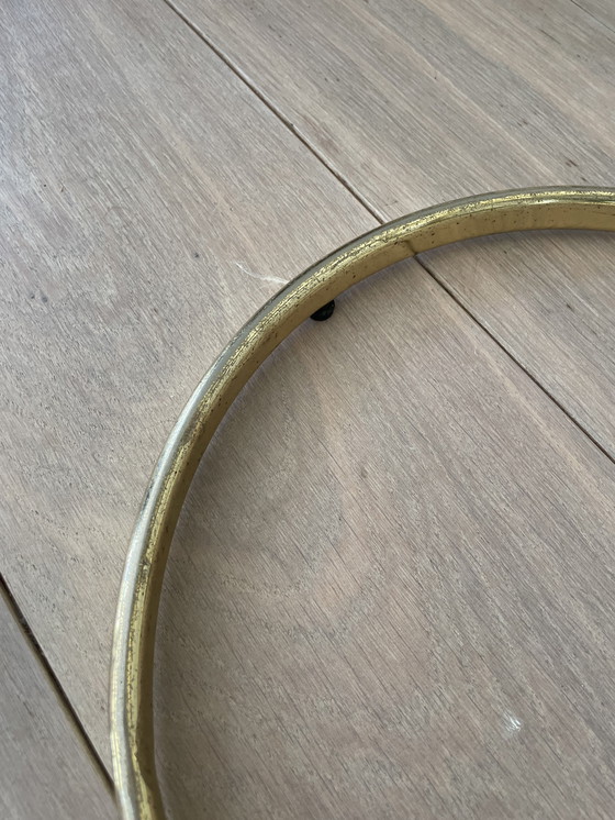 Image 1 of Beautiful set of two brass designer side tables