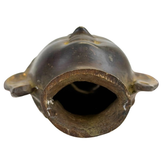 Cabeza de Buda de Bronce – Estilo Tailandés – Escultura Decorativa – Bronze (photo 9 of 9)