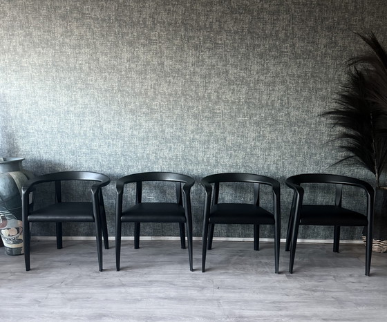 Image 1 of 6 poltrone “Miss” design di Afra & Tobia Scarpa,1986 circa per Molteni