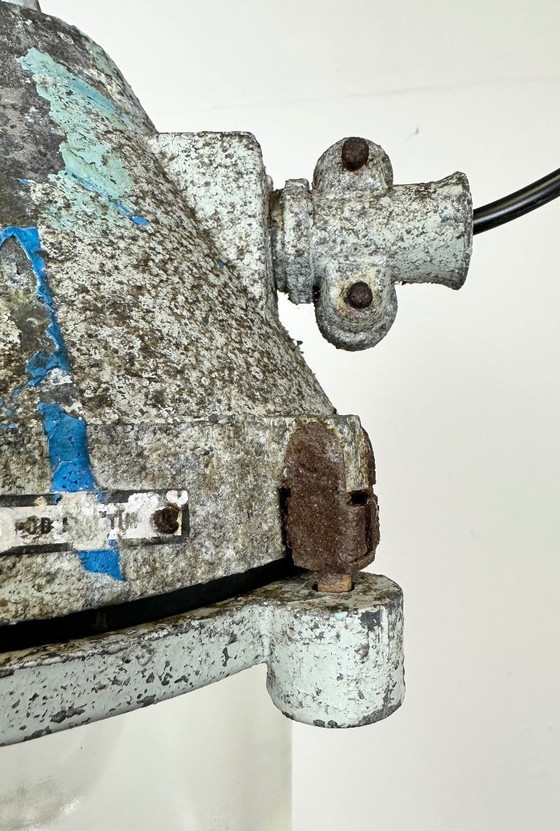 Image 1 of Grey Industrial Cast Aluminium Explosion Proof Lamp, 1970s