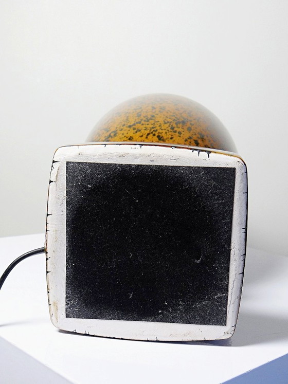 Image 1 of Vintage Italian pyrite ceramic lamp, 1970s-1980s Hollywood Regency