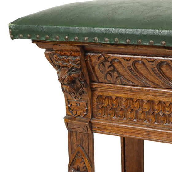 Image 1 of Antique Bench Oak Church