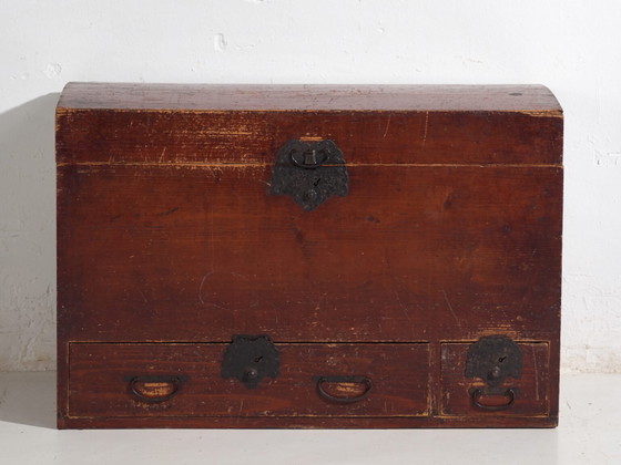 Antique Japanese Chest - Meiji Period (c. ) #20 – Chest of drawers, Wood, Metal (photo 39 of 40)
