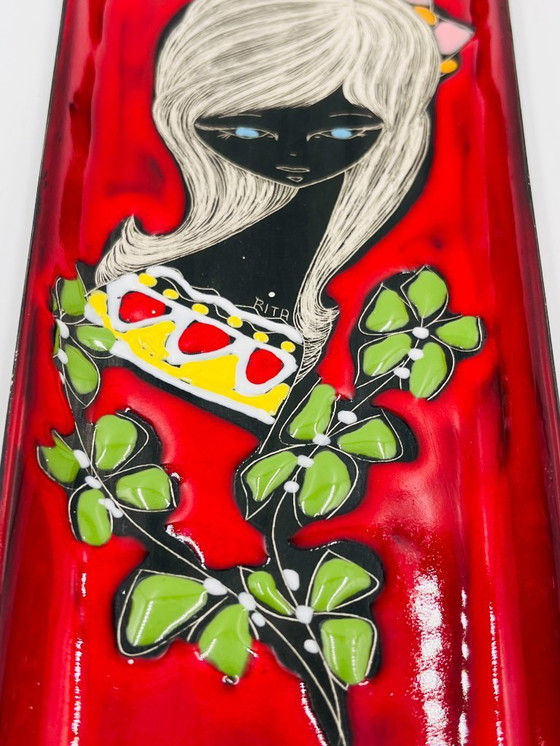 Image 1 of Schmuckschale aus San Marino, signiert von Rita