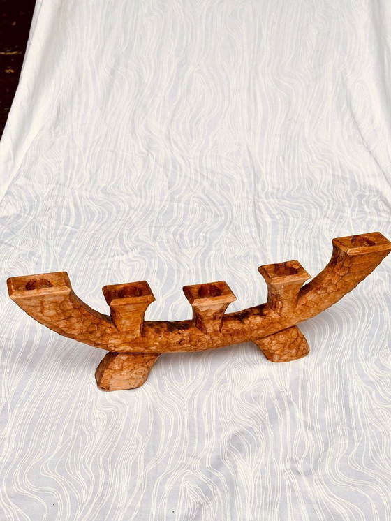 Image 1 of Anthroposophic Candlestick Wood