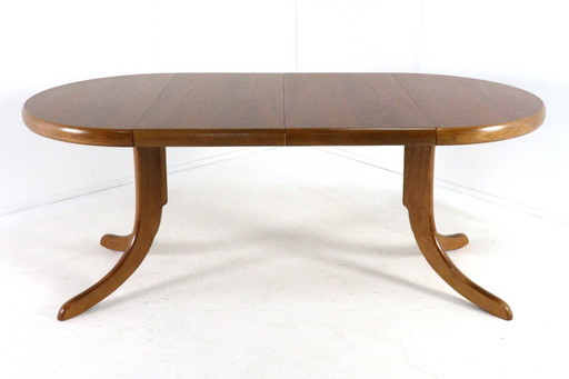 Compact 2x extendable dining table 'Mannheim' vintage