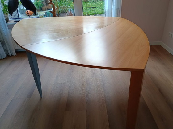 Image 1 of Tavolo a farfalla Castelijn, tavolo da pranzo, allungabile, forma triangolare/a goccia