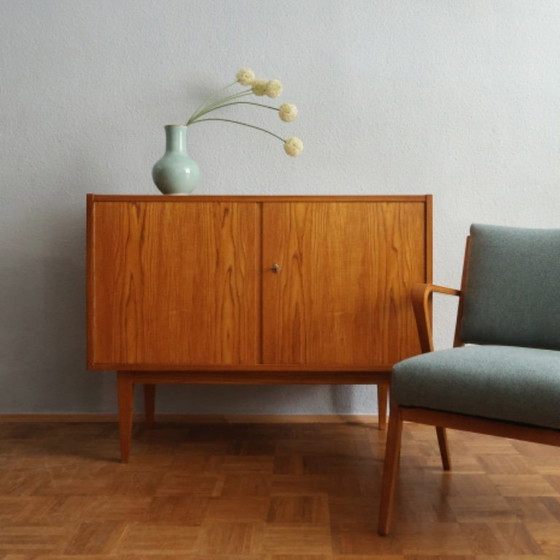 Image 1 of ❤️Hellerau Cultureel Meubel Commode Franz Ehrlich DDR Midcentury Bauhaus GERESTAUREERD