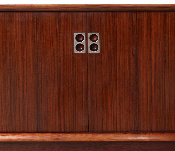 Scrivania Direzionale Vintage con Credenza, Arne Vodder per Sibast, Anni '60, Scrivanie, Legno, Marrone (foto 11 di 15)