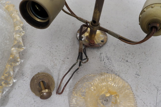 Image 1 of Murano Deckenlampe/Deckenleuchte von Barovier & Toso, Italien, 1970er Jahre