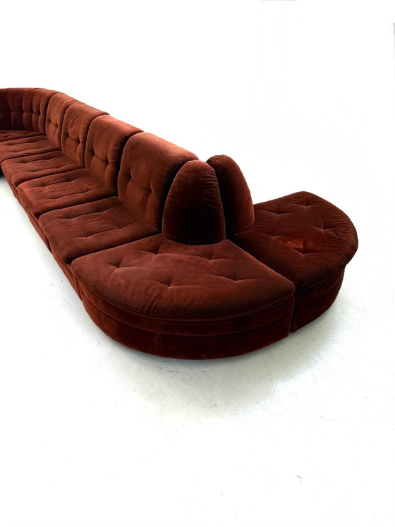 Divano modulare vintage 9 pezzi, Laauser ‘80 – Divani modulari, Cromo, Legno (photo 8 of 15)