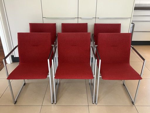 6 arco frame stoelen