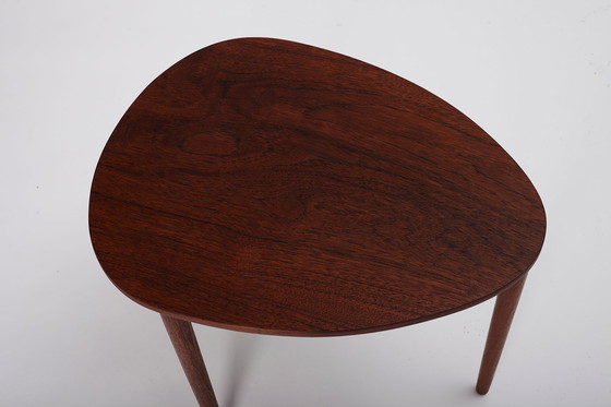 Image 1 of Set of Three Nesting Tables by Beder Trædrejeri, Denmark 1960s