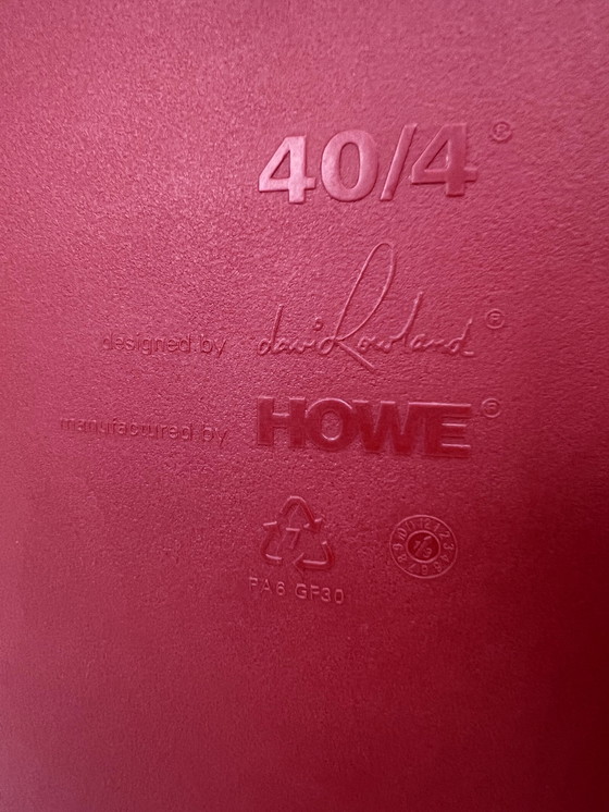 Image 1 of 2 x HOWE 40/4 bijzetstoel - Iconisch ontwerp