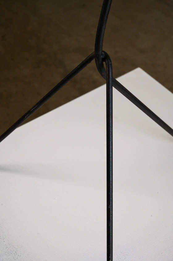 Lampadaire 'Grasshopper', Pays-Bas, années 1950, Aluminium, Fer, Rouge, Mid Century Modern (photo 8 sur 12)