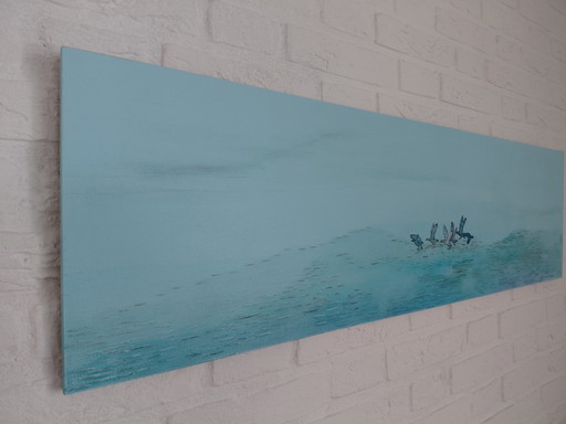 "ZWISCHEN WASSER UND LUFT" – schilderijen tekeningen, Wood (photo 2 of 6)