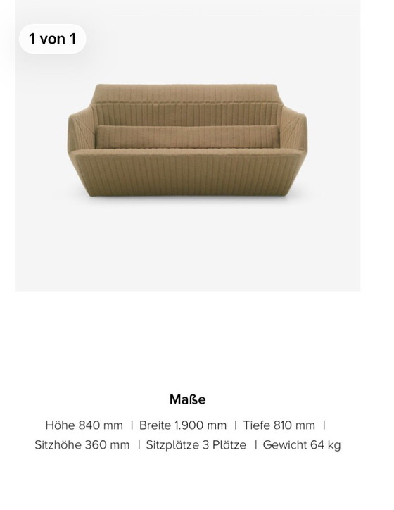 Ligne Rose Facette Sofa – Ligne Roset, 3-5 seaters, Leather (photo 14 of 14)