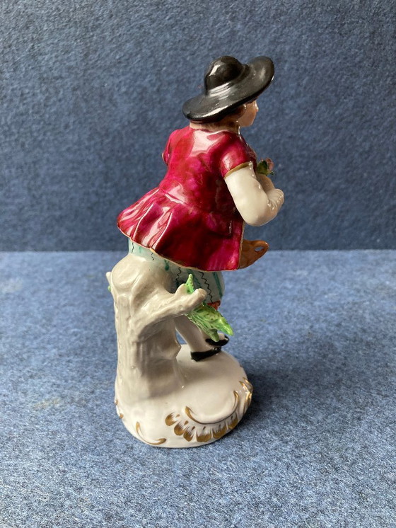 Image 1 of Figurine en porcelaine du Cavalier de la Rose
