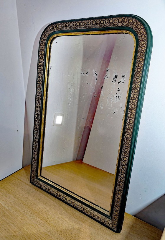Specchio antico di Napoleone III – Francia – XIX secolo – Glass, Wood (photo 2 of 7)