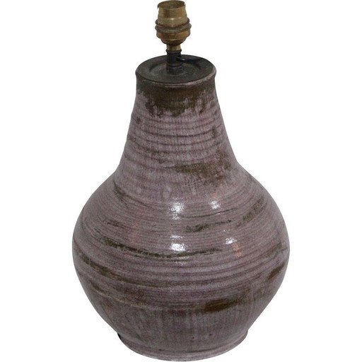 Lámpara de cerámica vintage de Accolay, 1960