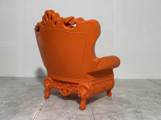 2x Slide Queen Of Love Armchairs - Moro & Pigatti - Set of 2 - Orange - Indoor & Outdoor – Plastic (photo 6 of 7)