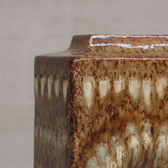 Image 1 of Paar Keramikurnen oder -vasen der Marke „Zsolnay“ aus der Mitte des 20. Jahrhunderts