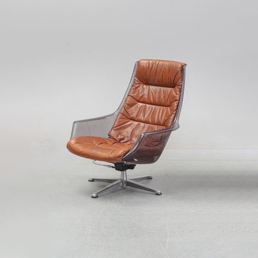 Vintage Galaxy fauteuil van Alf Svensson & Yngvar Sandstorm voor Dux of Sweden