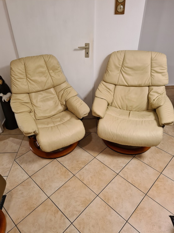 Image 1 of Stressless Relaxsessel Reno 2X L&S Fernsehsessel Ledersessel Top