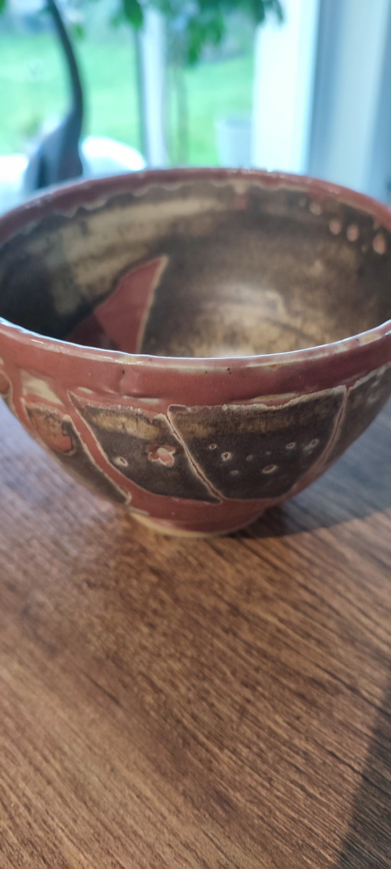 Image 1 of gres porcelánico esmaltado de los años 70 firmado