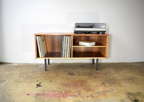 Image 1 of 1960s Vintage Vinyl Records Cabinet Sideboard Cabinet