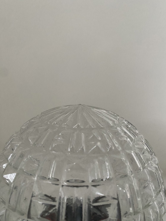 Image 1 of Lampada da soffitto vintage massiccia - lampada da parete nera anni '70