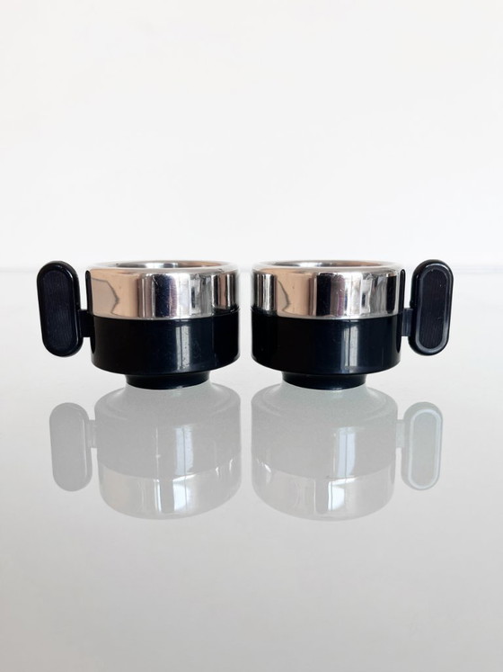 Image 1 of Set da caffè espresso vintage italiano nero Star Trek Morinox
