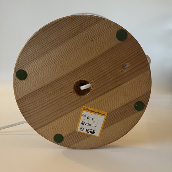 Image 1 of Pair of vintage Scandinavian lamps, Solbackens Svarveri, Sweden, 1970s