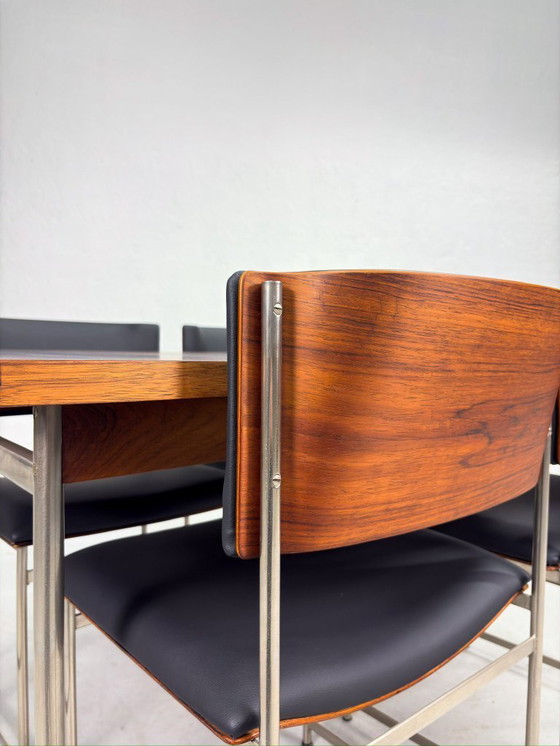 Image 1 of Vintage SM08 Dining Room Set by Cees Braakman for Pastoe