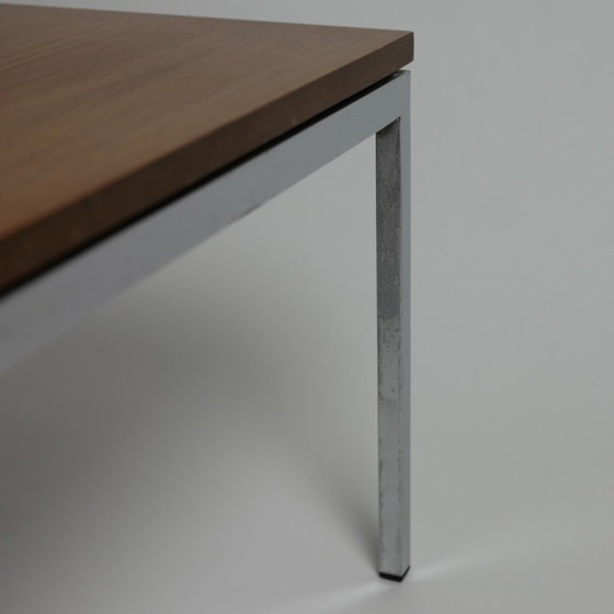Vroege Florence Knoll Bijzettafel voor Knoll International, Teak en Chroom, c. 1960 – Metal, Wood (photo 10 of 15)