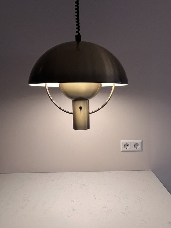 Rare Dijkstra pendant lamp 70s – Dijkstra Lampen, Plastic (photo 14 of 15)