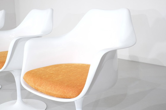 Image 1 of Juego de cuatro sillones Tulip de Eero Saarinen para Knoll International - década de 1960