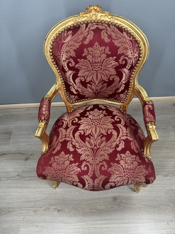 Image 1 of Poltrona in stile Luigi XV