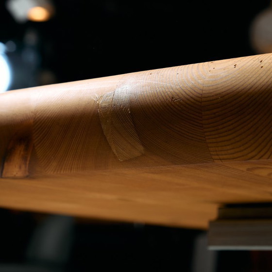 Image 1 of MK11071 Set da pranzo in pino di Rainer Daumiller per Hirtshals Savvaerk, set di 7 persone