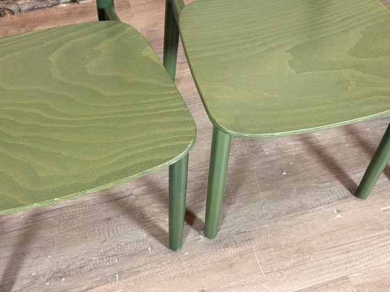 Thonet Stühle 4er Set - Holz | Thonet, Esszimmerstühle, Grün, Modern (Foto 11 von 15)
