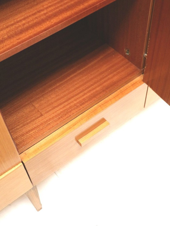 Image 1 of XXL vintage highboard / tall sideboard from the 1970s