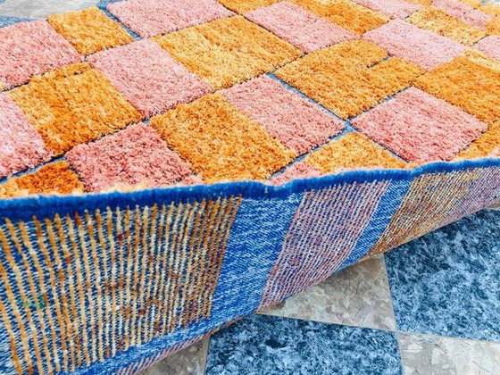 Handgemaakt kleurrijk vloerkleed uit het Atlasgebergte 3/2m – Vloerkleden en tapijten, Wool, Bohemian (photo 7 of 8)