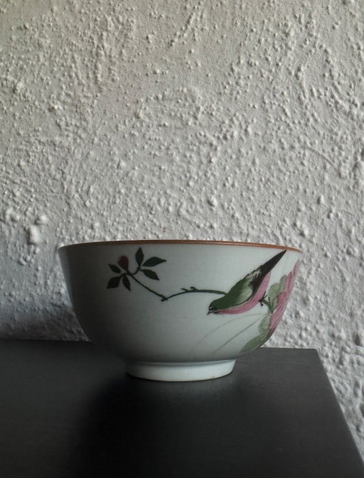 Ciotola vintage in porcellana cinese con uccellino – schalen, Porcelain (photo 2 of 11)