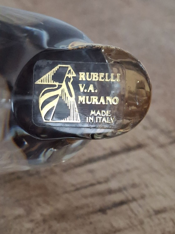 Original Set Vintage Murano Glass Dolphins, Rubelli V.A., With 24k Gold, Rubelli V.A. Murano, Sculpture (photo 3 of 9)