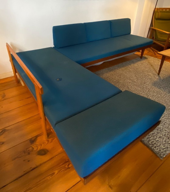 Image 1 of  Sofagruppe, 3-teilig – 60er-Jahre Teak Daybed-Set