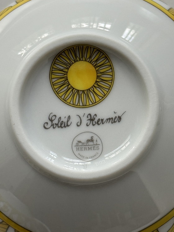 Image 1 of Soleil d'Hermès teacups and saucers