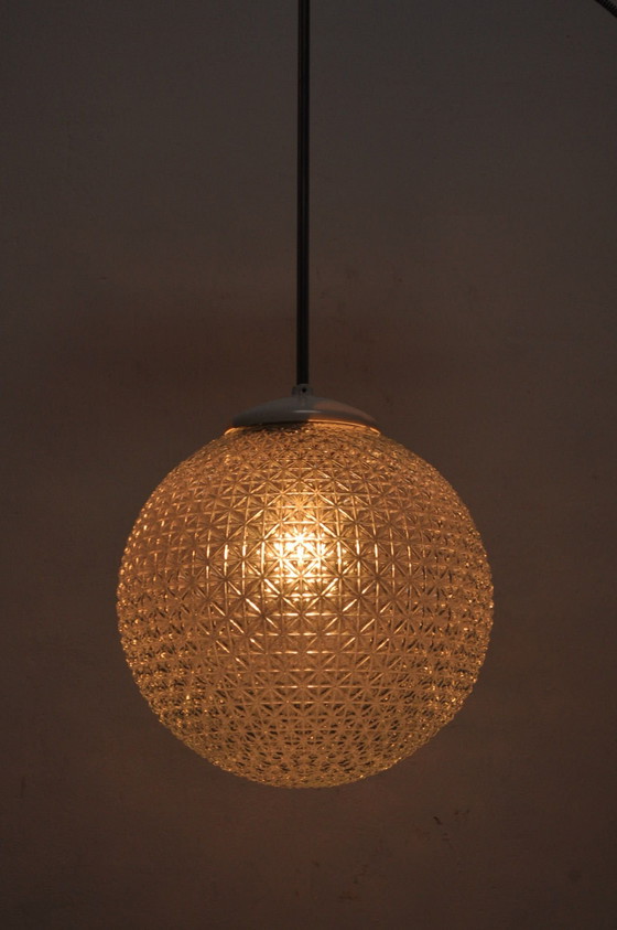 Image 1 of Vintage Bollamp Kristalglas
