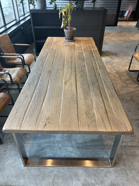 Image 1 of Rofra Home eettafel reclaimed oak 260x100