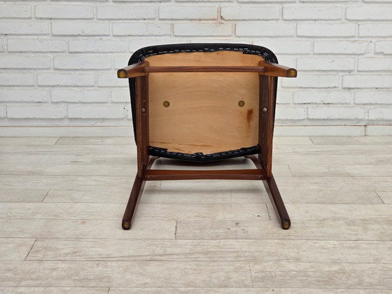 Set van 4 Deense eetkamerstoelen uit de jaren 70 van Findahl Møbelfabrik, gemaakt van teakhout. – Skai, Wood (photo 13 of 14)