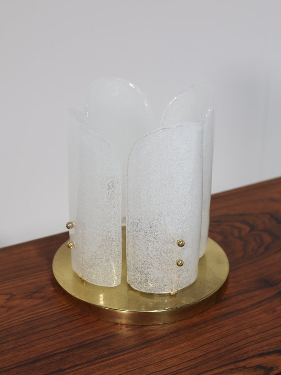 Image 1 of Deckenleuchte J.T. Kalmar, Murano-Eisglas, 1960er Jahre
